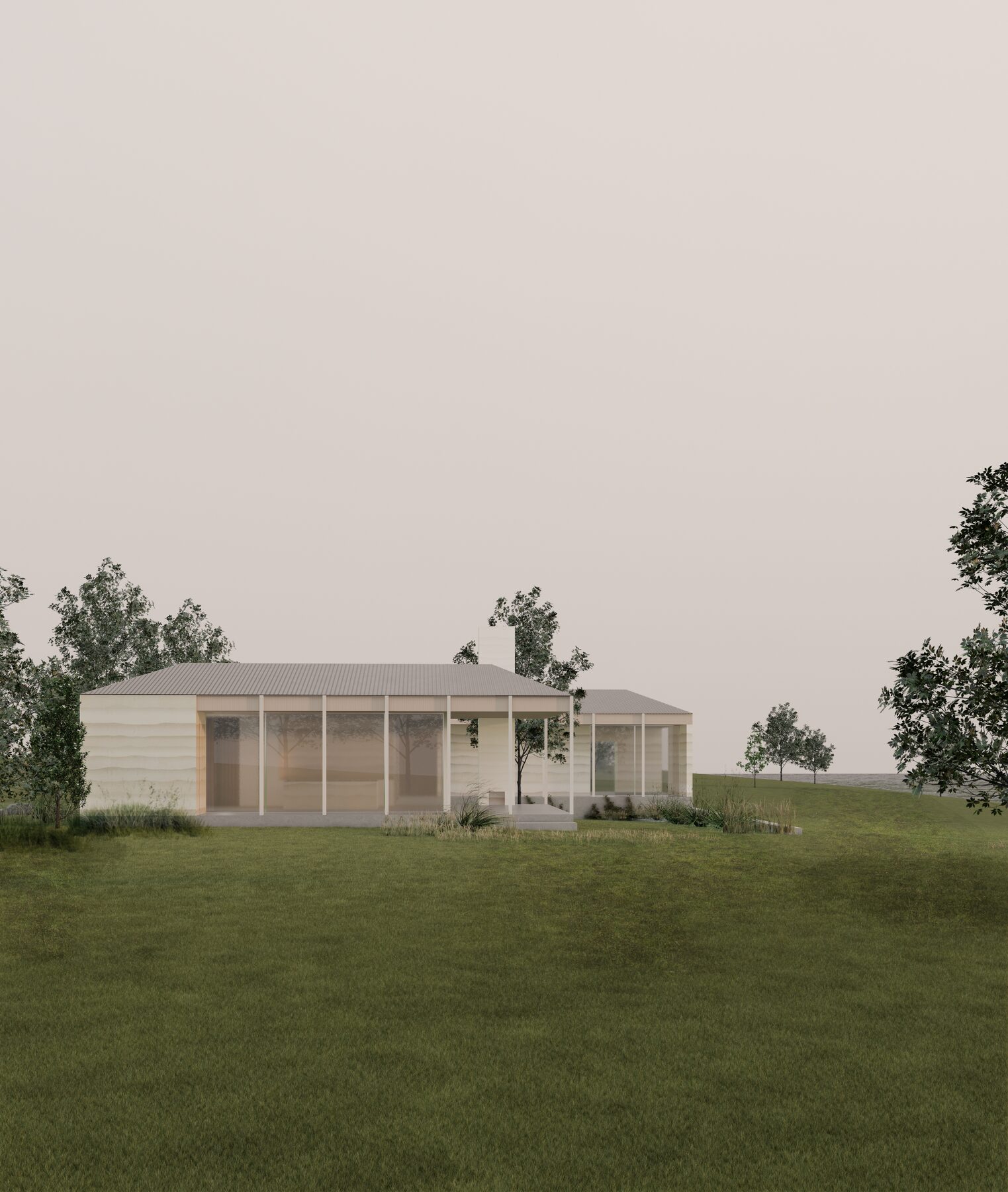 Sandspit Residence landscape